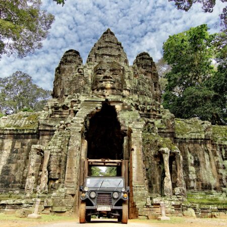 Day 13: Discover Angkor Wat in a vintage jeep